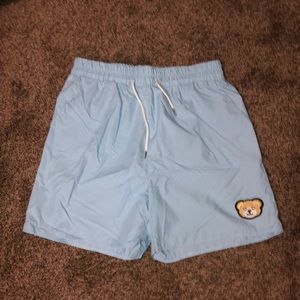 Blue shorts polyester